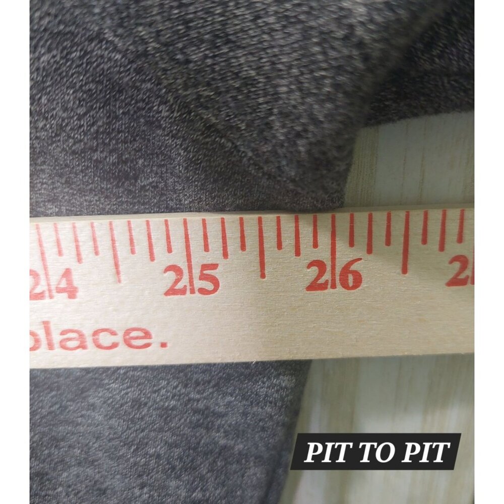 Calvin Klein Women's Gray Cut Off Hoodie Sweatshirt Size XXL Cozy - Picture 10 of 11